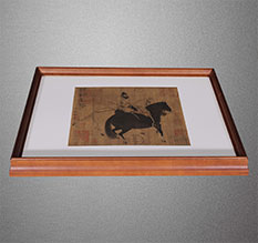 茂县书画装裱配框服务案例